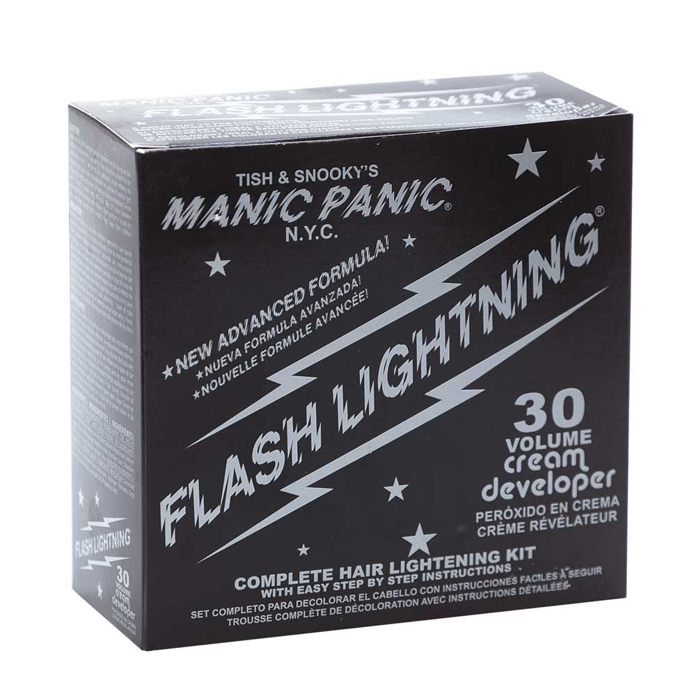 Manic Panic - Flashlightning 30 Volume Haarbleichmittelset - Weiß